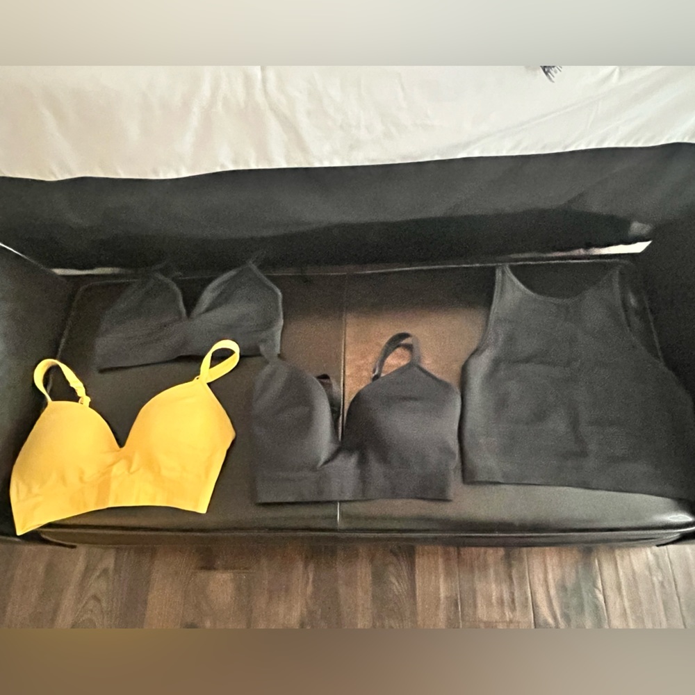 4 bras/bralettes from Athleta.